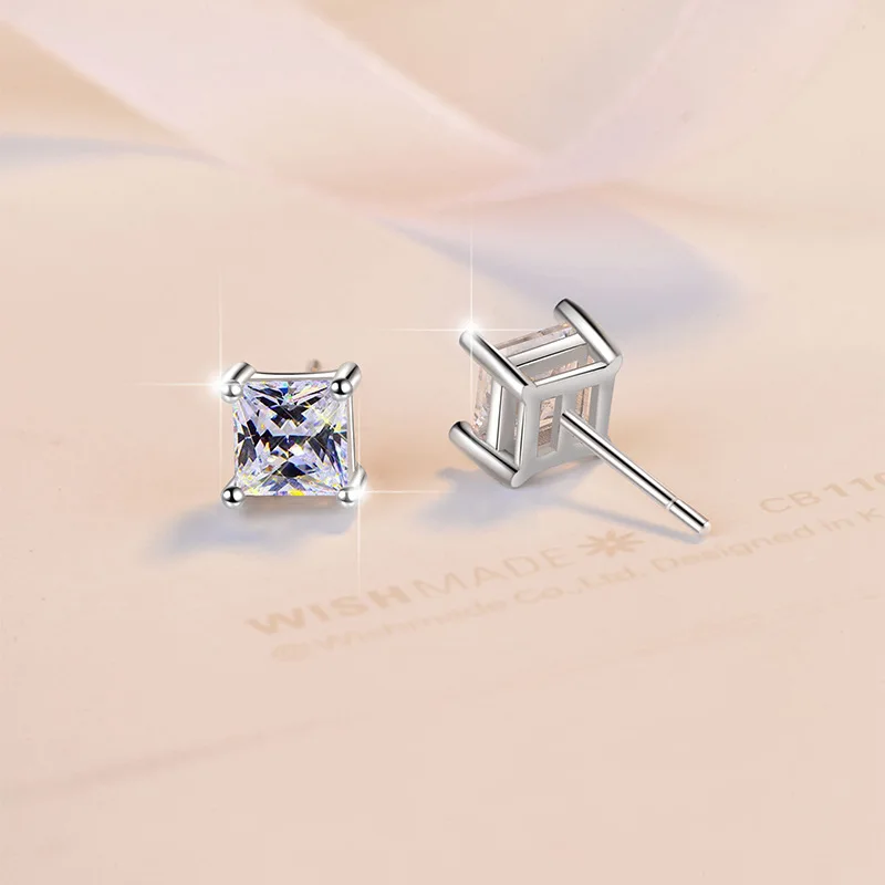 

Серьги из стерлингового серебра 925 пробы с цирконием 5А в форме цветка для женщин, роскошные свадебные украшения, элегантные женские аксессуары, модный подарок