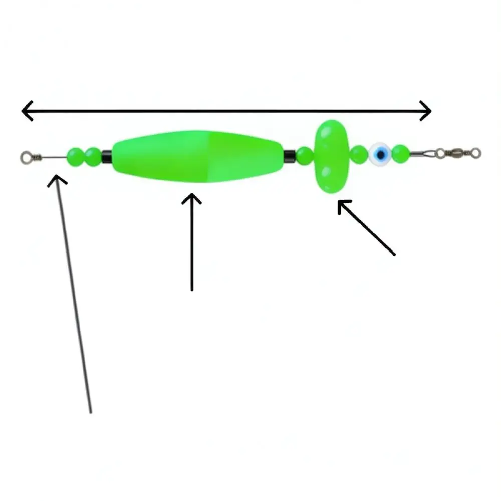 Precision EPS Fishing Float Sea Freshwater Bobber For Long Fish Tackle Swivel Rigging Accessory High Buoyancy Tool
