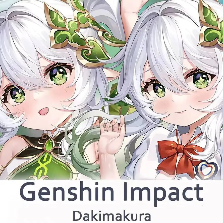 

Dakimakura Nahida Genshin Impact 2WAY Hing Anime Cushion Body Pillow Case Cover Xmas Gifts