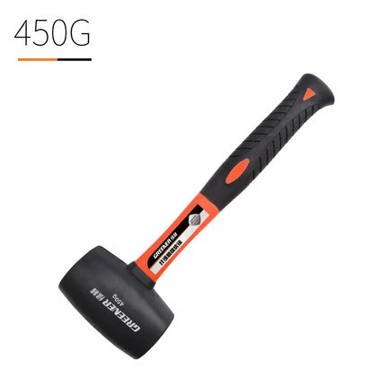 B50 Rubber hammer Heavy Duty Mallet Professional Floor Ceramic Tile Installation Fiberglass Hammer Hand Tools