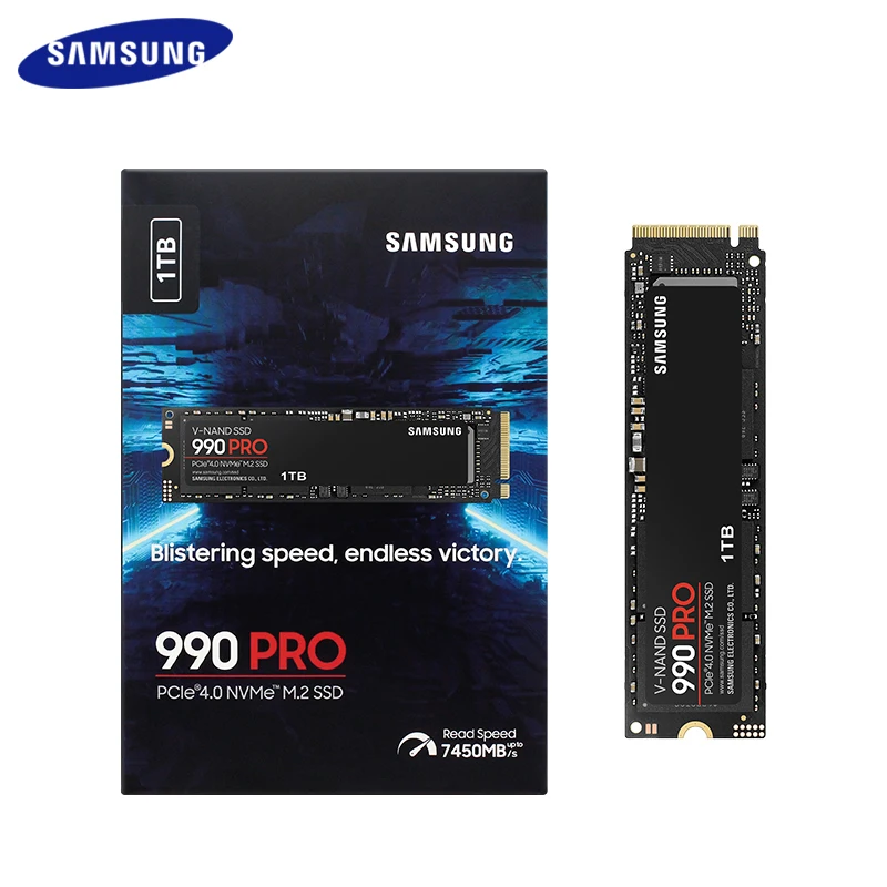 Imagem -05 - Samsung-disco de Estado Sólido Interno Disco Rígido para Desktop e Laptop Nvme m2 Ssd 1tb 990 Pro 2tb 100 Original Pcie Gen 4.0x4