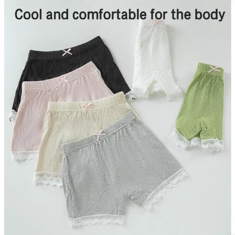 

R9JD Girl Underwear Shorts for 3-10Y Toddlers Girl Knickers Skin Friendly Kids Dress Underwear Boxers Underpants for Sport