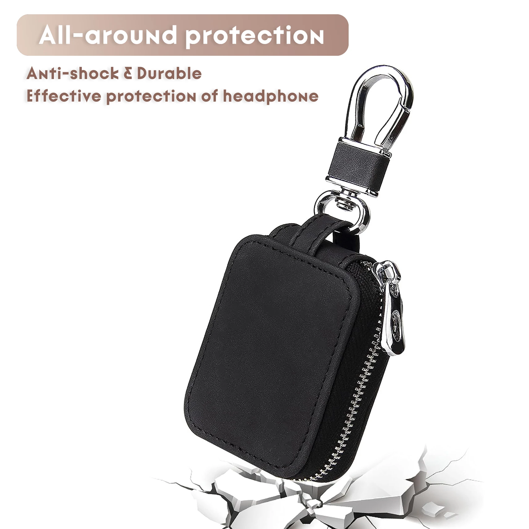 เคสหนังอเนกประสงค์สำหรับ Airpods 1/2/3/Pro ป้องกันฝุ่น กันน้ำ กันกระแทก ป้องกันรอยขีดข่วน กระเป๋าใส่หูฟังไร้สายสำหรับเดินทาง