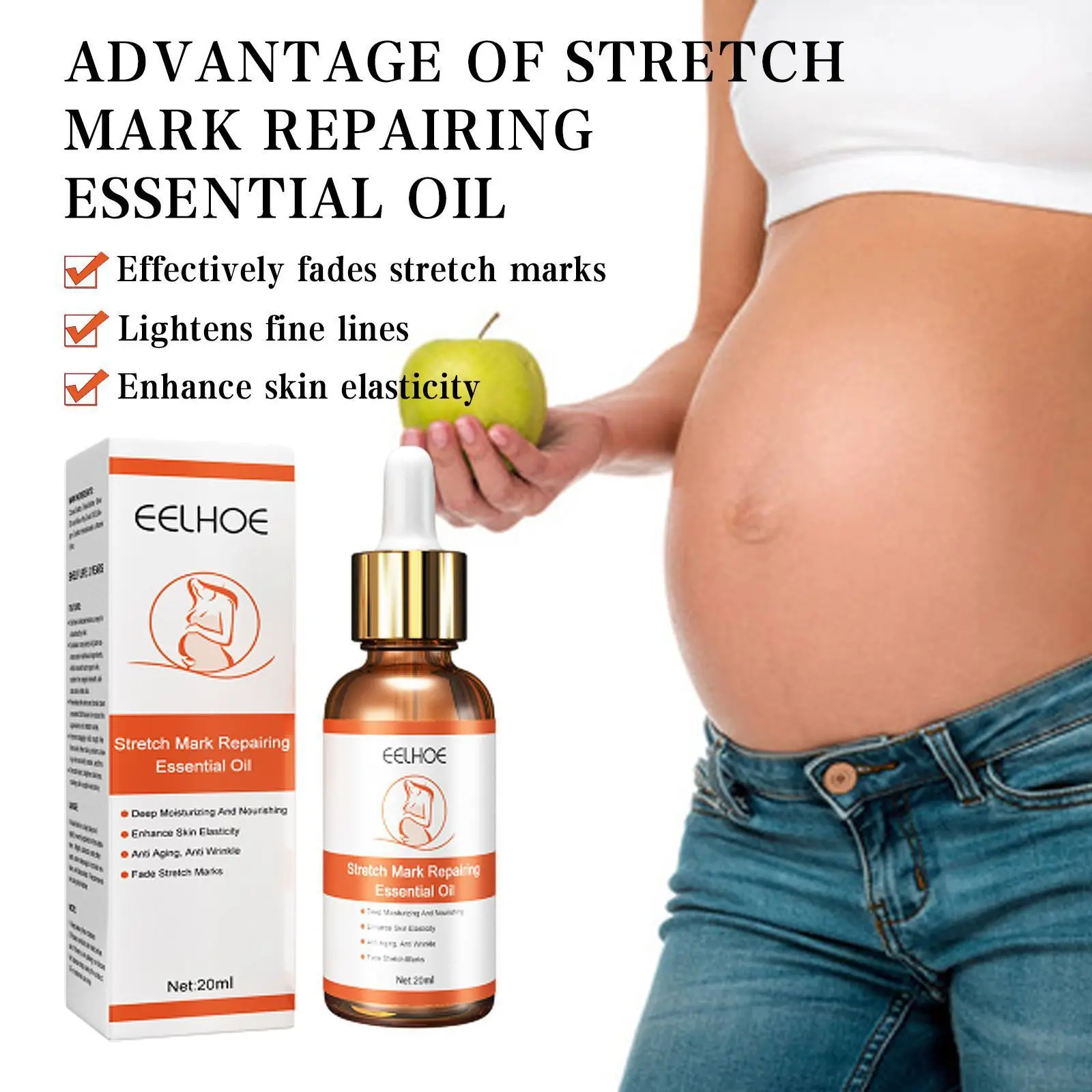 Stretch Marks Treatment Repair Essential Oil Skin Care Cream For Maternity Remover Anti-Wrinkle Slackline For Pregnant Body Oils