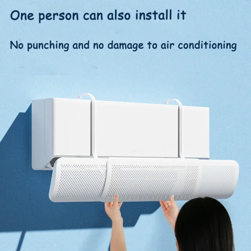 Retractable Installation-free Air Conditioning Windshield Universal Anti-direct Blowing Wind Deflector Air Conditioner Tools