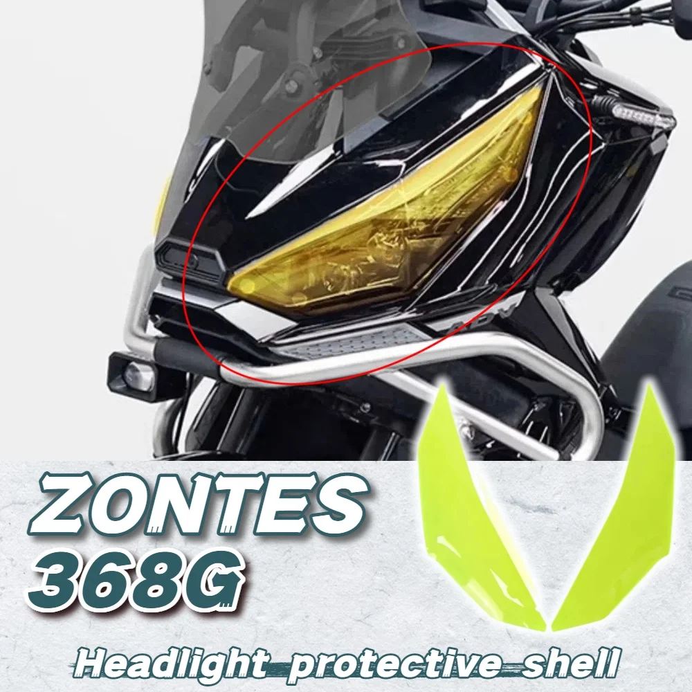 

Suitable for Zontes 368g modified accessories headlight protective shell headlight color cover headlight color cover PC