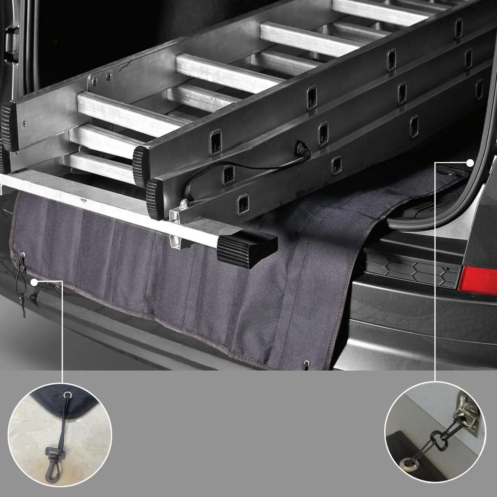 Universal Car Trunk Mat Waterproof Dustproof Car Bumper Protection Prevent Scratches Anti-Dirty Fold Pad For SUV Dogs Sedan - view 2