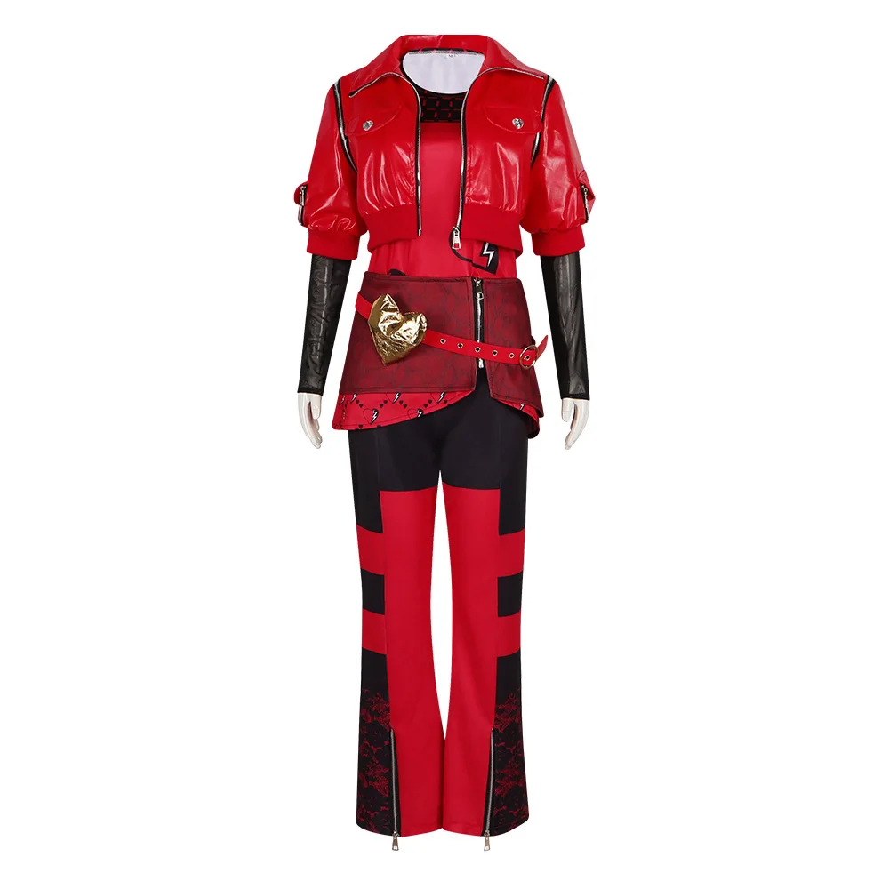 Movie The Rise of Red Uniform Cosplay Costume Descendants Woman Girl Halloween Carnival Cosplay Customized Clothes