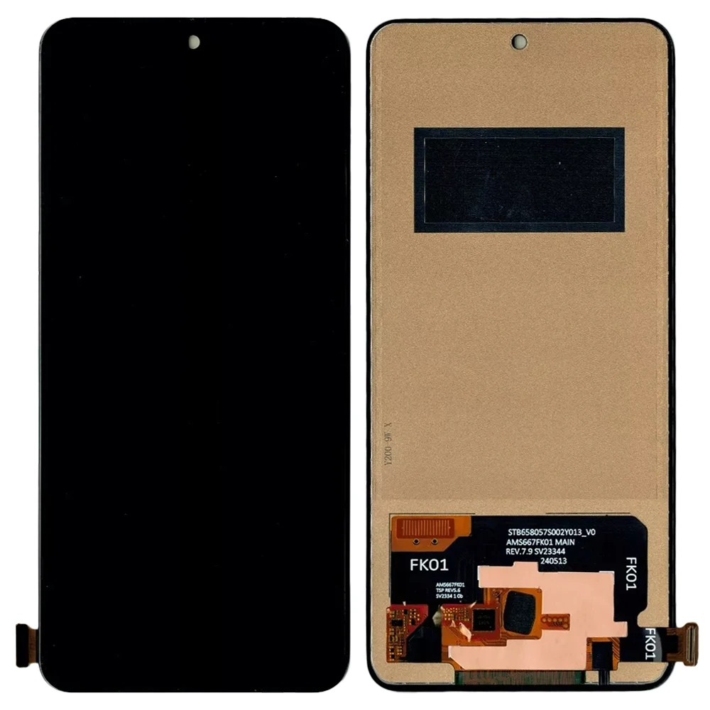 For vivo Y100  (Indonesia) / Y100 4G / Y200e  / Y200 (India)  / S18e 5G Grade C LCD Screen and Digitizer Assembly Part (TF