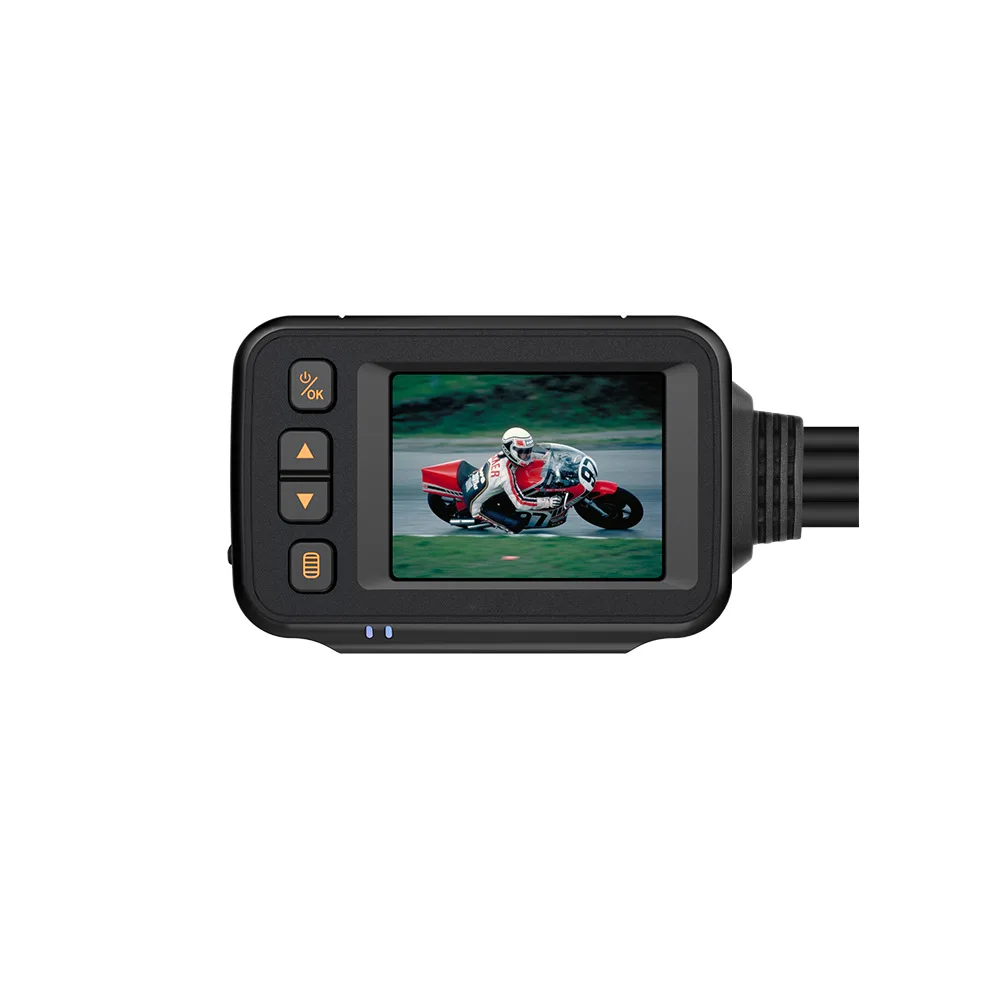 دراجة نارية مسجل قيادة 720P عالية الوضوح عدسة أمامية وخلفية مقاوم للماء قاطرة ركوب مسجل الكاميرا #5