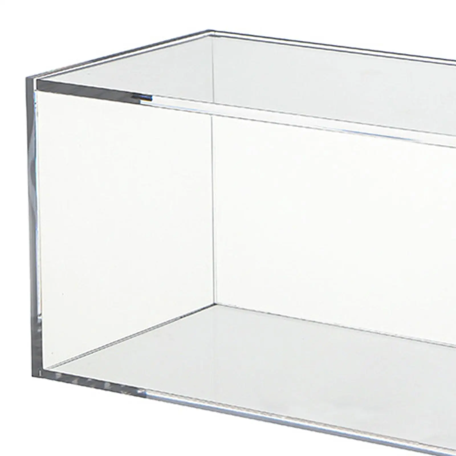 Acrylic Box with Lid Display Case Multipurpose Cabinet Organizer Countertop Box Storage Case