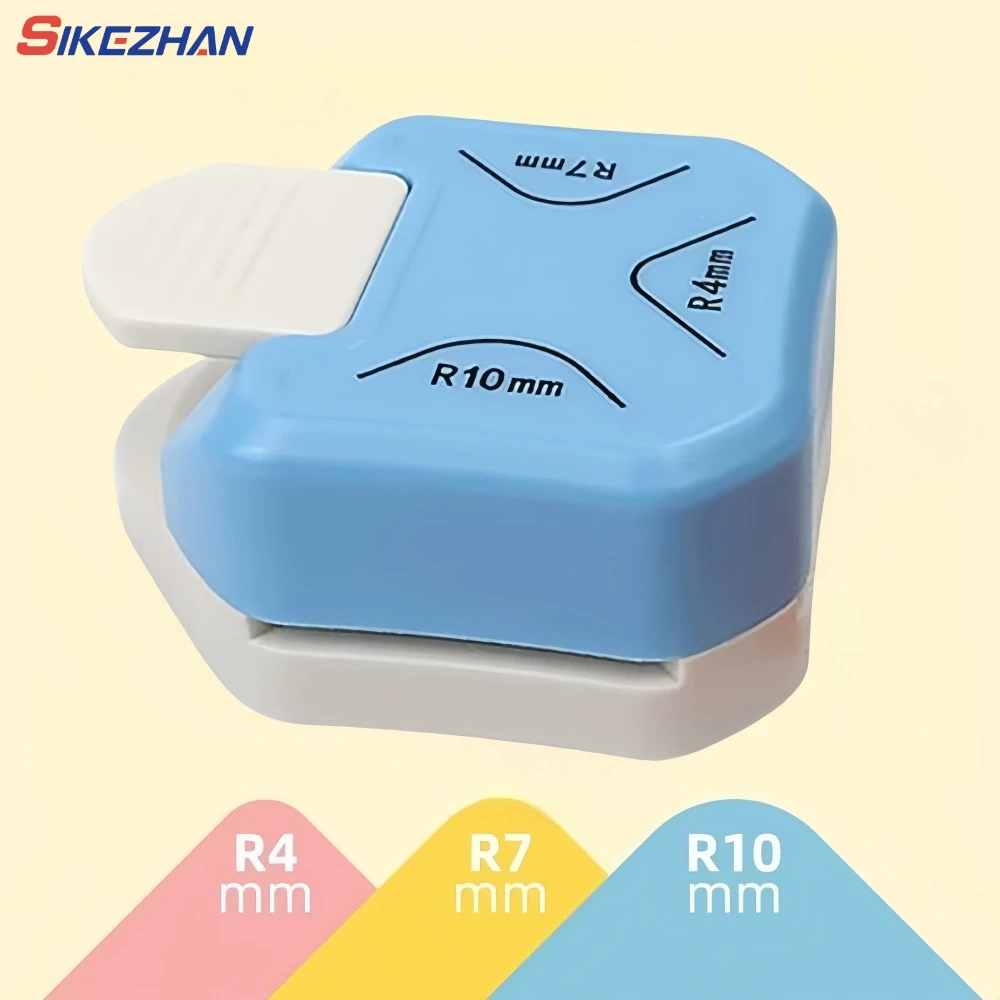 3 in 1 Tag Punch Corner Rounder Cutter Paper Label Punch for Scrapbooking Card for DIY Paper Card Photo Planner Cutting Supplies