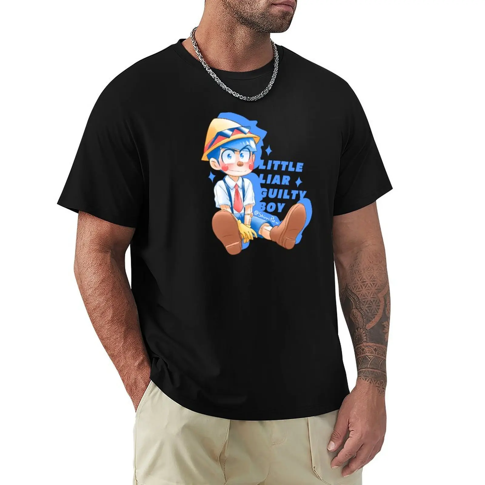 Karapino little liar guilty boy T-Shirt Trendy Pattern T-Shirt for Men