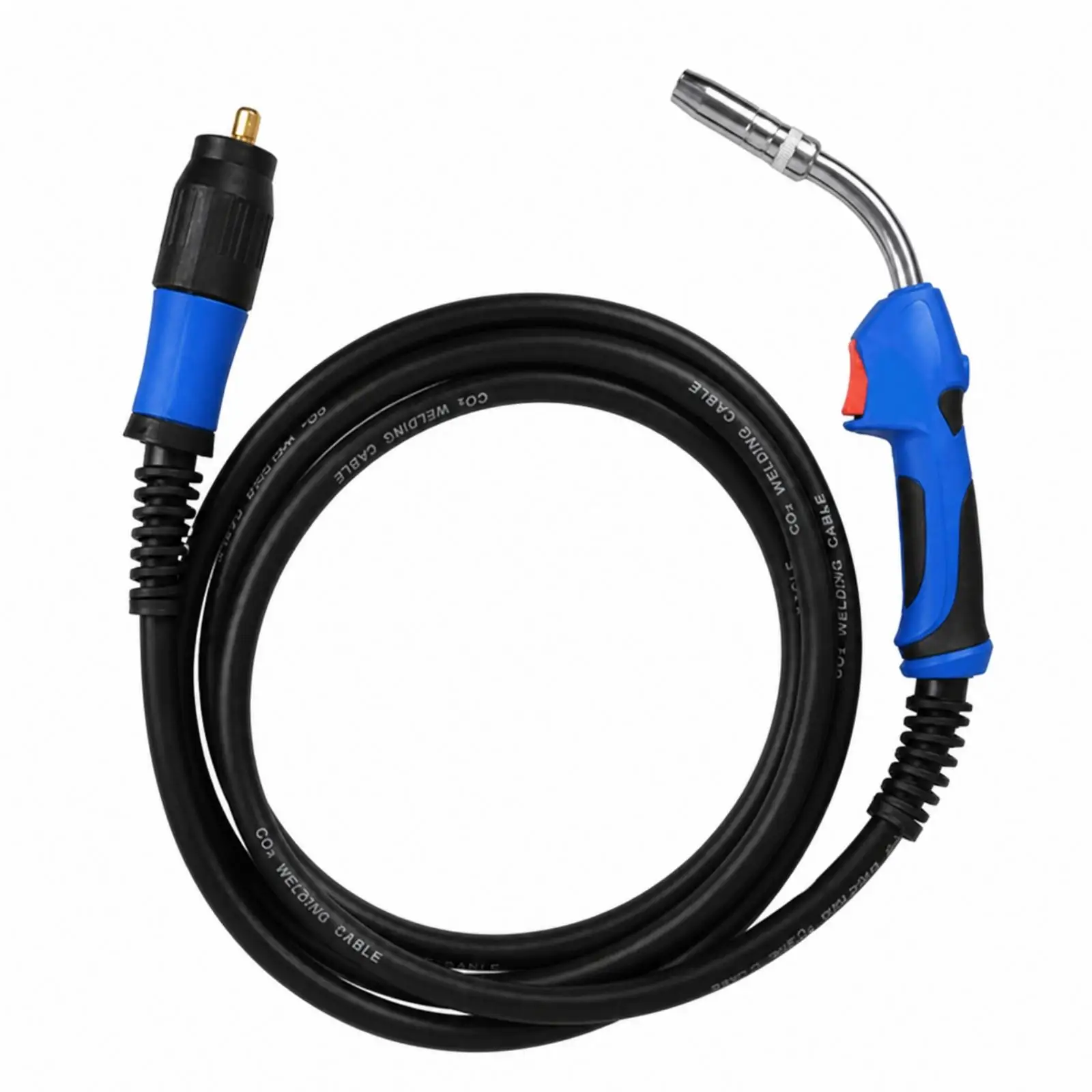 25KD MIG/MIG Brazing Torch Copper Components MIG/mig-Torch with Flexible Cable for Welders, Fabrication Shops, Repair Work