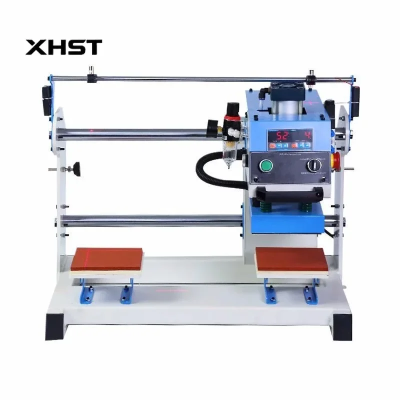 Double Stations Automatic Heat Press Machines for T-Shirt and Printer Mini Heat Press Transfer Printing Machine for Logo