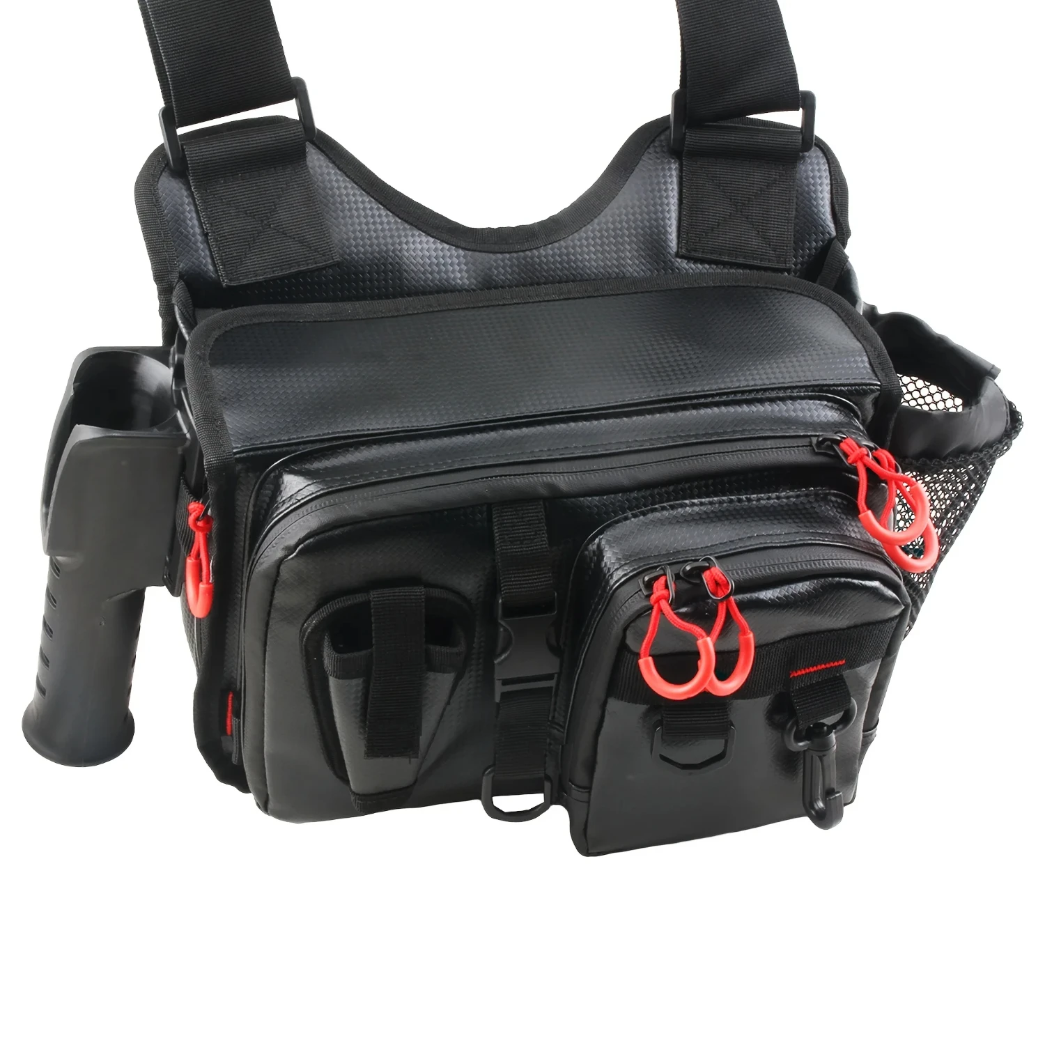 

Multi-functional Fishing Bags Fishing Tackle One-shoulder Sling Backpack with Rod Gear Holder