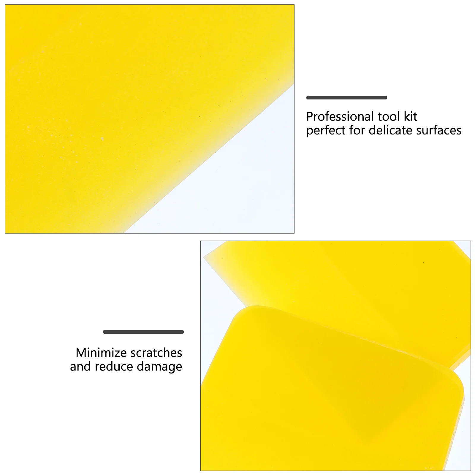 

2Pcs Bull Tendon Scraper Flexible Pottery Decal Scraper Hand Tool Porcelain Sticker Scraping Tool DIY Pottery Decal Accessory