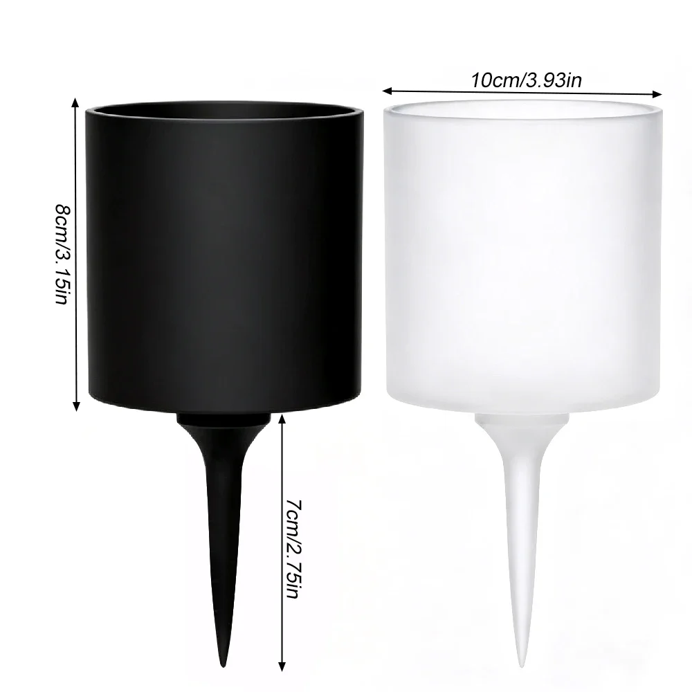 Golf Course 3D Spike Drink Holder - Portable Ground-Mounted Cup Holder for Golfers, Compatible with Coffee Mugs, Tumblers