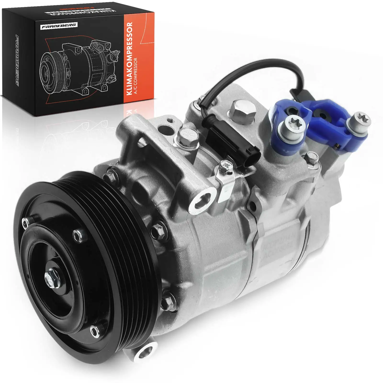 Compresseur de climatisation Frankberg 1x pour BMW 5ER E60 2.0L 2007-2010 145227 4471909950 4471909953 64526980044 DCP05062