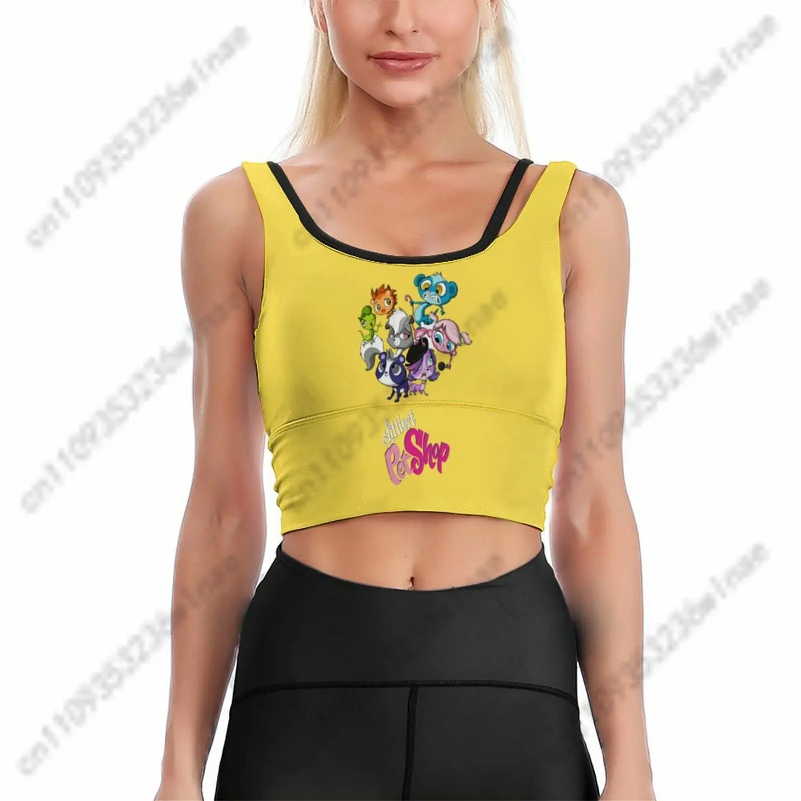 

Littlest Pet Shop Tank TopS Womens Sleeveless Shirt Soft Skin-friendly Breathable Moisture-wicking Top Custom Gif