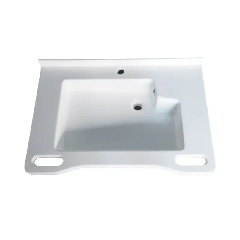 

Artificial stone with armrests, washbasins, age-friendly acrylic, integrated barrier-free bathroom basins