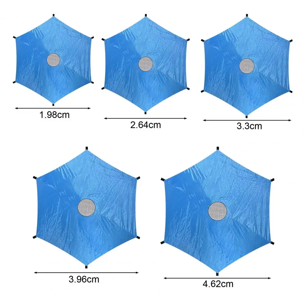 6/8/10/12/14 Foot Trampoline Sunshade Cover UV Resistant 6 Poles Trampoline Canopy Sun Rainproof Tent Cover 트램펄린 차양판