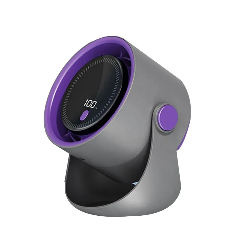 B83B-Quiet USB Rechargeable Oscillating Fan - Wall Mountable, 6+ Blades, 1200-2000Mah Battery