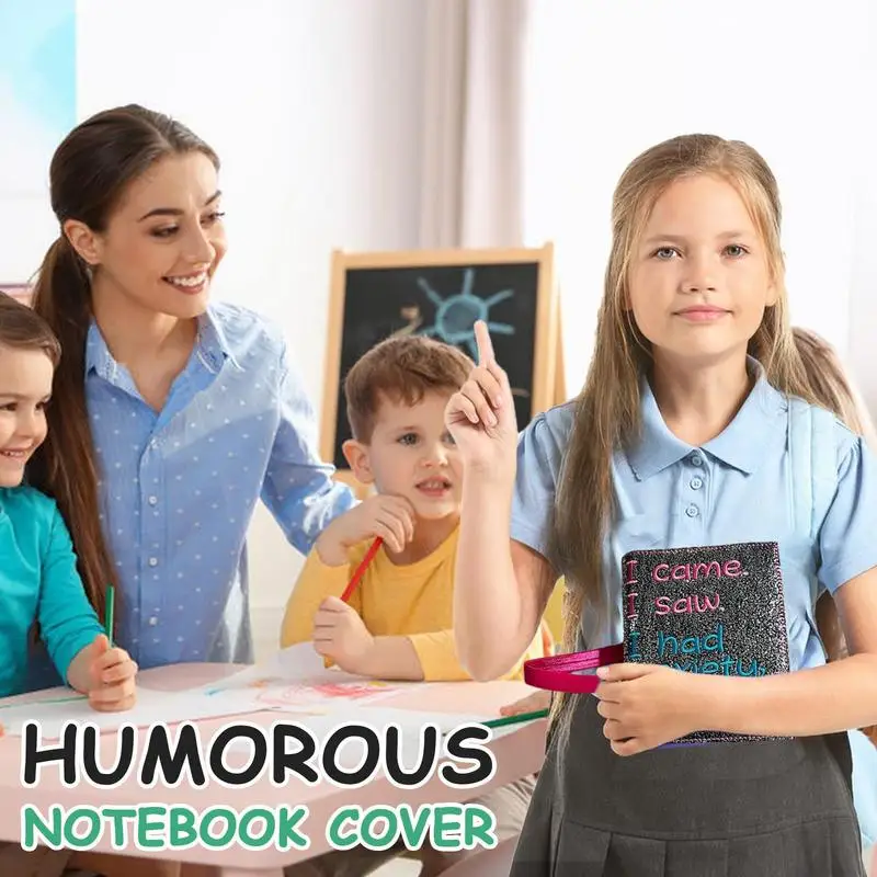 A6 Binder Notebook Cover Diary Agenda Planner Paper Cover Humorous Notebook Cover For School Stationery