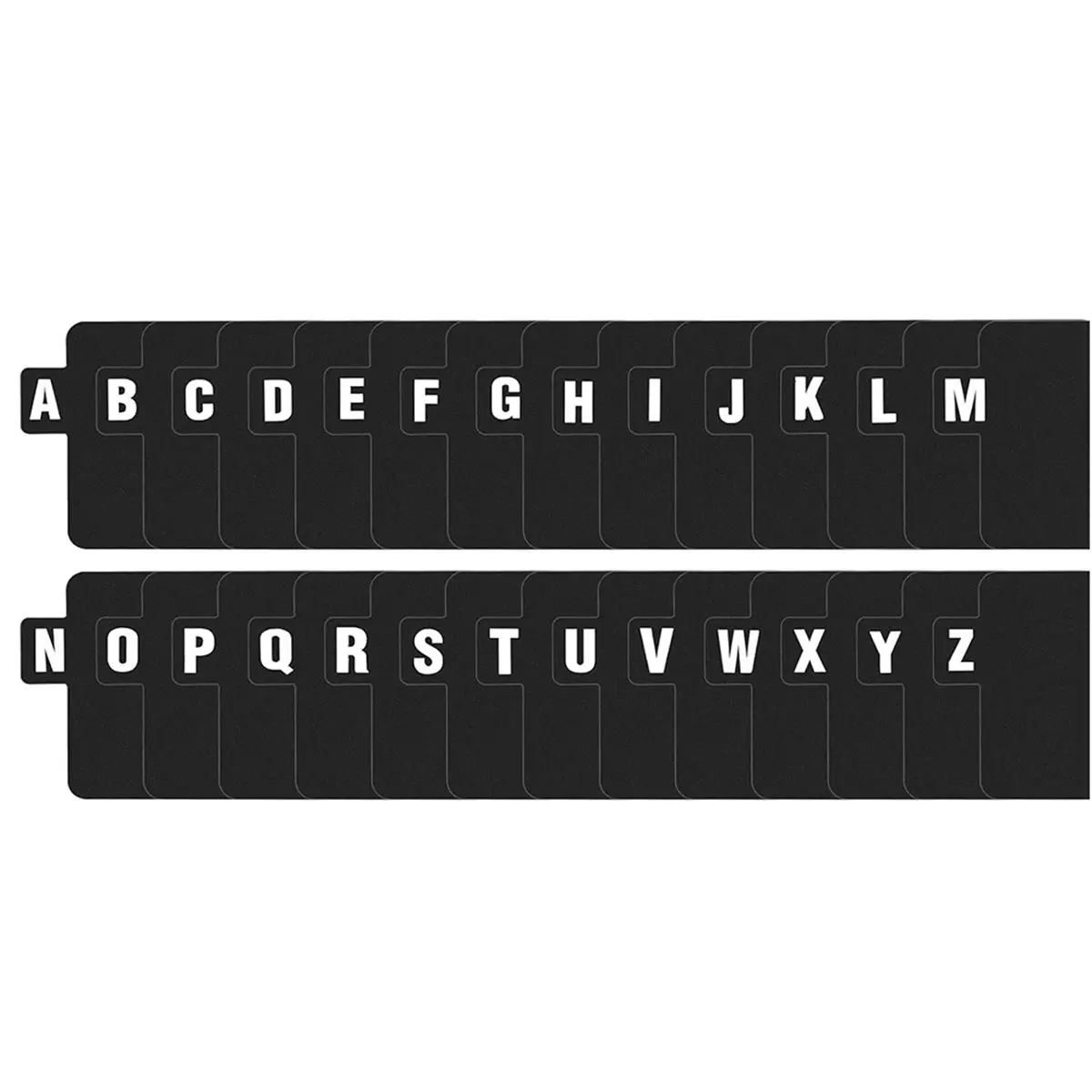 AB09 Alphabetical A-Z Organizer Divider 26pcs CD DVD Vinyl Record Separator for Music Album File Storage for Home