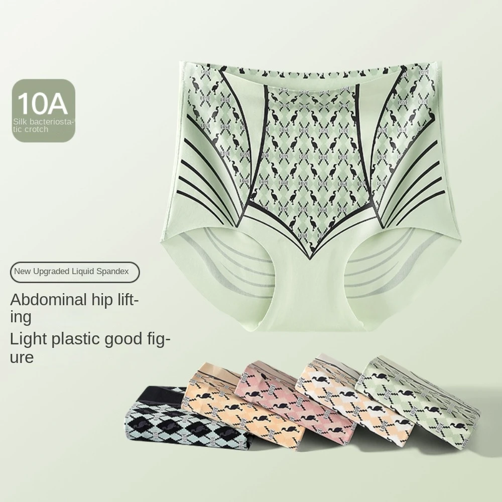 Casual inglês carta pós-parto corpo shaper shapewear cinto calcinha cuecas de seda gelo cintura alta sem costura emagrecimento shapers senhora