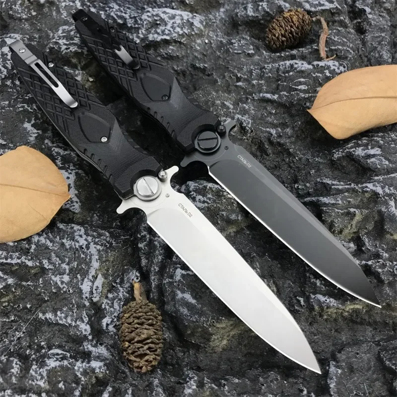 Russian HOKC Rocket Folding Pocket Knife D2 Blade G10 Handle Survival Self Defense Hunting EDC Jackknife Rescue EDC Tools