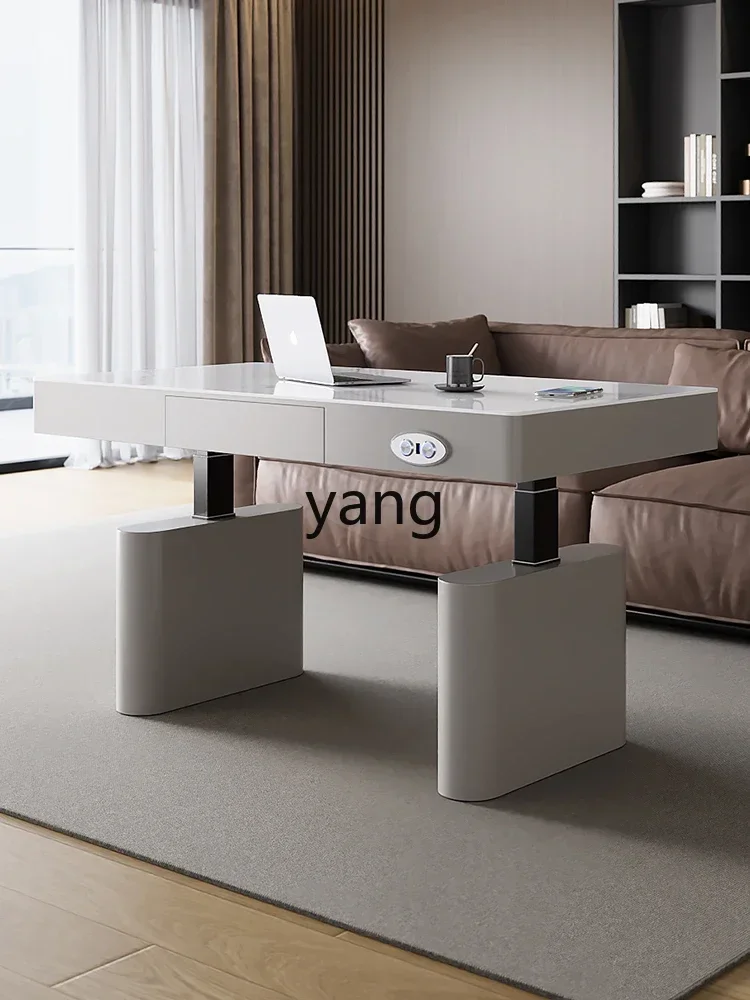 

LH multi-function lifting coffee table electric smart desk small apartment coffee table living room home