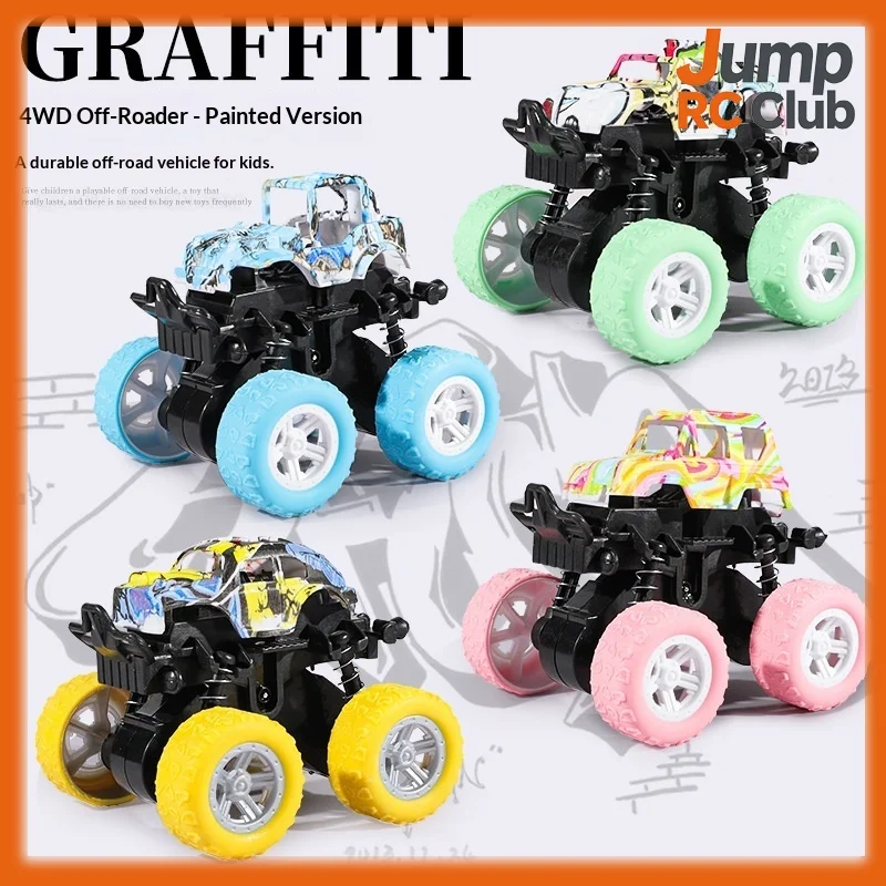 

Инерционная трюковая машина для детей, 4WD, внедорожник, фрикционная игрушка, двухсторонний дрифт-грузовик, подарок для мальчиков, детей на день рождения