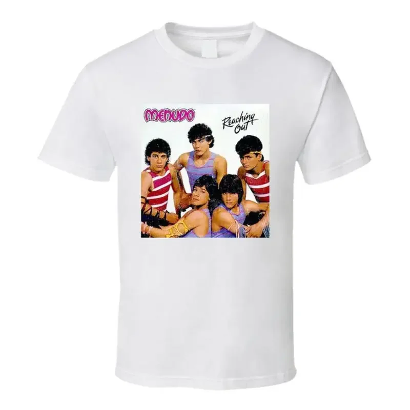 Menudo Reaching Out Retro Look Poster Fan T Shirt