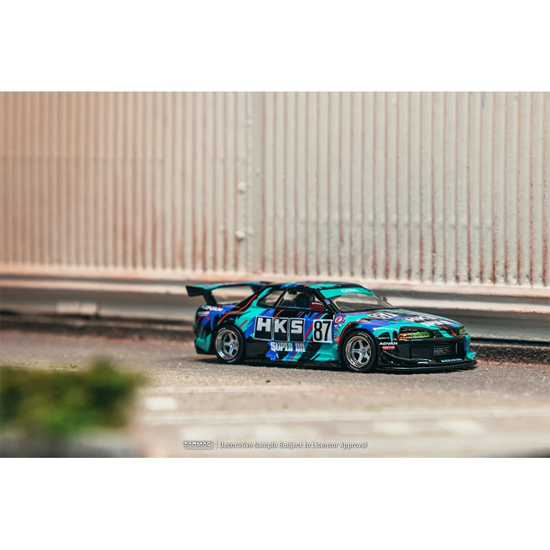 先行販売 TW 1:64 日産 スカイライン R32 ワイドボディ HKS ダイキャストカーモデル コレクション おもちゃ ターマックワークス TW