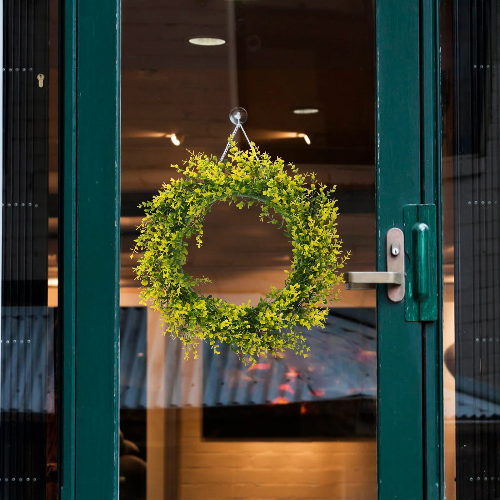 

Front Door Wreath Artificial Floral Wreath Spring Season Decor Natural Fresh Look Long-Lasting Beauty Various Occasions