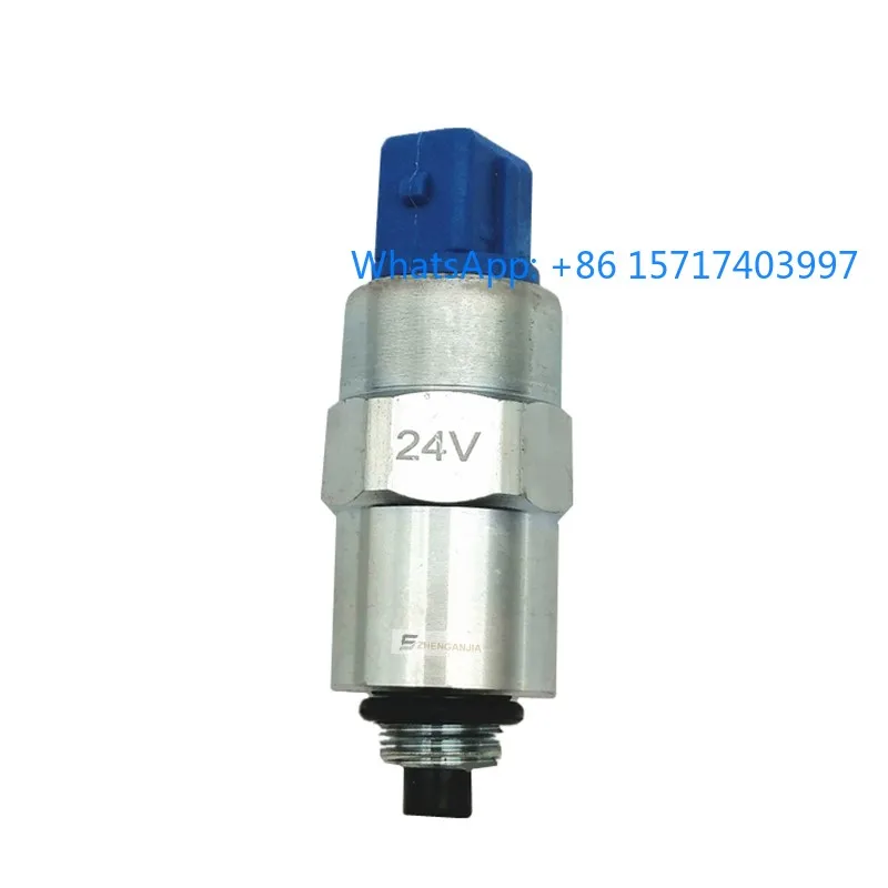 

Excavator accessories 12V/24V shutdown switch solenoid valve 643244, 26420469