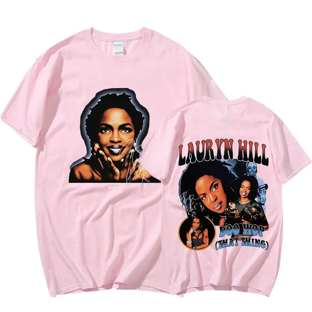 Lauryn Hill Graphic T-Shirt Unisex Harajuku Vintage Short Sleeve T Shirt Men Women Clothing Fashion Hip Hop Oversized T-shirts