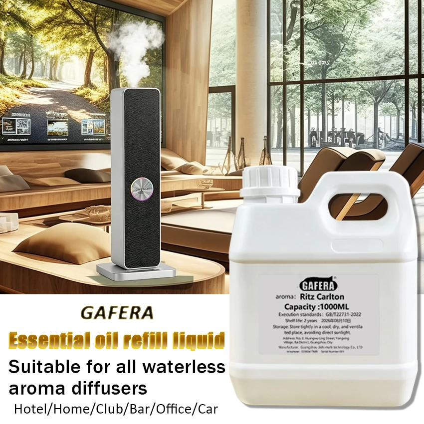 Oil-soluble essential oil 1000ml/33.8floz, Shangri-La, Hilton -suitable for all waterless diffusers, large aromatherapy diffuser