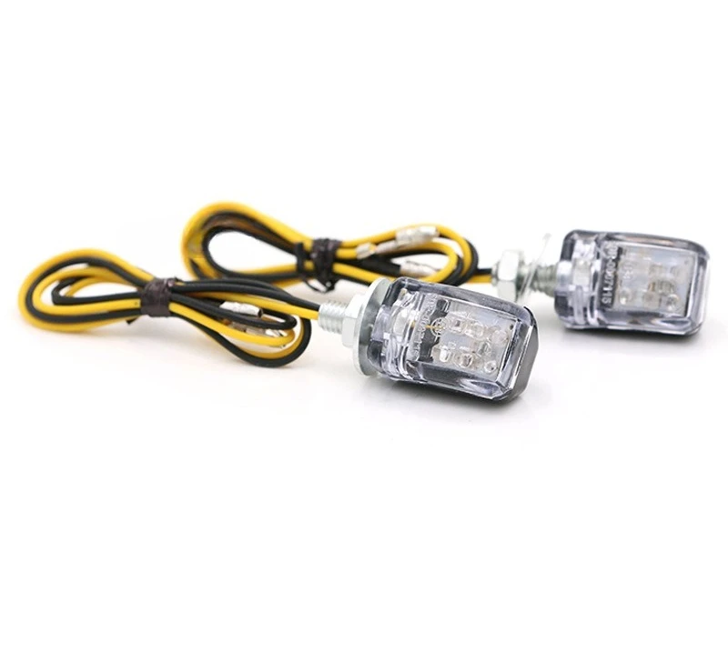 

Motorcycle Modification Accessories, Universal Mini Turn Light, Retro, Sports Car LED Yellow Turn Signal