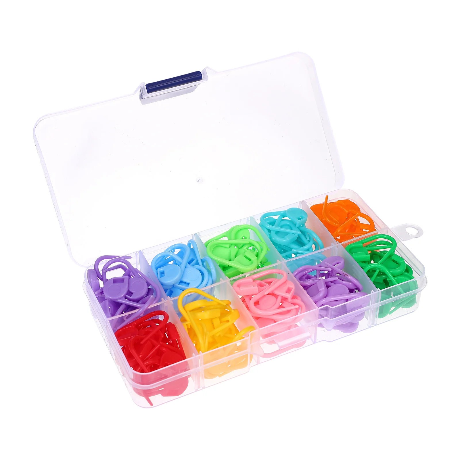 

150 Pcs Mark Buckle Knitting Markers Knob Locking Stitch for Crocheting Stick Abs Needle