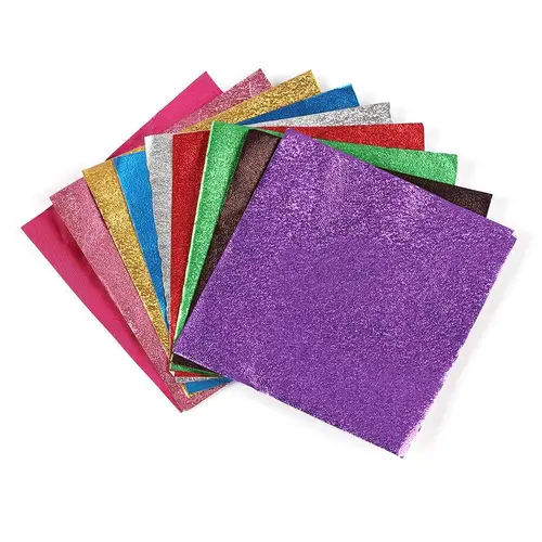 Papel de aluminio de Color dorado para envolver dulces, Chocolate, galletas, manualidades, embalaje de papel para regalo, 100 piezas