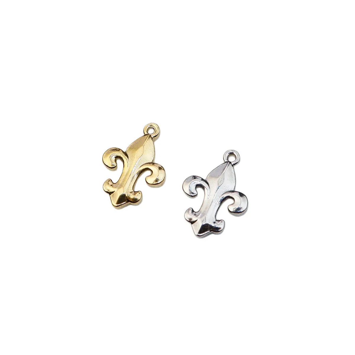 5 Stück Edelstahl-Kreuz, modischer Schmuck, Zubehörkomponenten, Charms, DIY, Handarbeit, PVD-Vakuumplatte, wasserdicht, antiallergisch