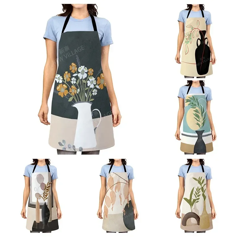 Aesthetic Women kitchen apron kids original Children Waterproof girl fashionable custom princess man waiter work apron oil proof