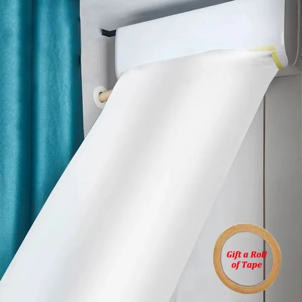 8/10/15/20M Air Conditioner Extended Bag Plastic Summer Cooling Air Conditioner Blowing Guide Flexible Wind Duct Bag