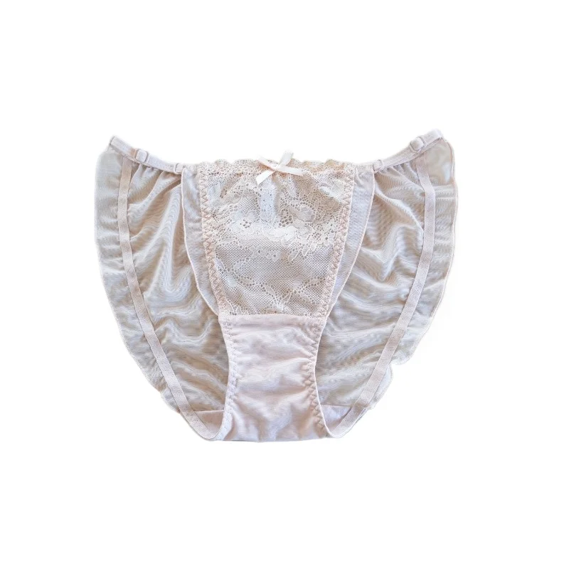 S741 Long-term New Model, Girl Cute Lace Mesh Women's Triangle Adjustable Elastic Waist Women's Underwear