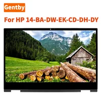 Nuevo 14 pulgadas para HP 14 DH 14 DW 14 DY 14 BA 14 CD 14 EK para HP Pavilion X360 14 Series IPS LCD pantalla táctil digitalizador montaje