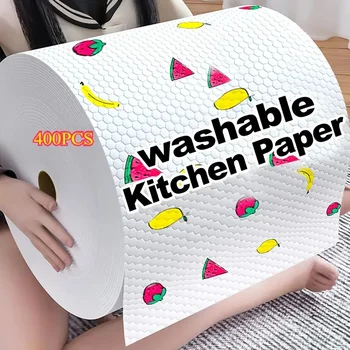 400-Piece Washable Kitchen Paper Towels 1