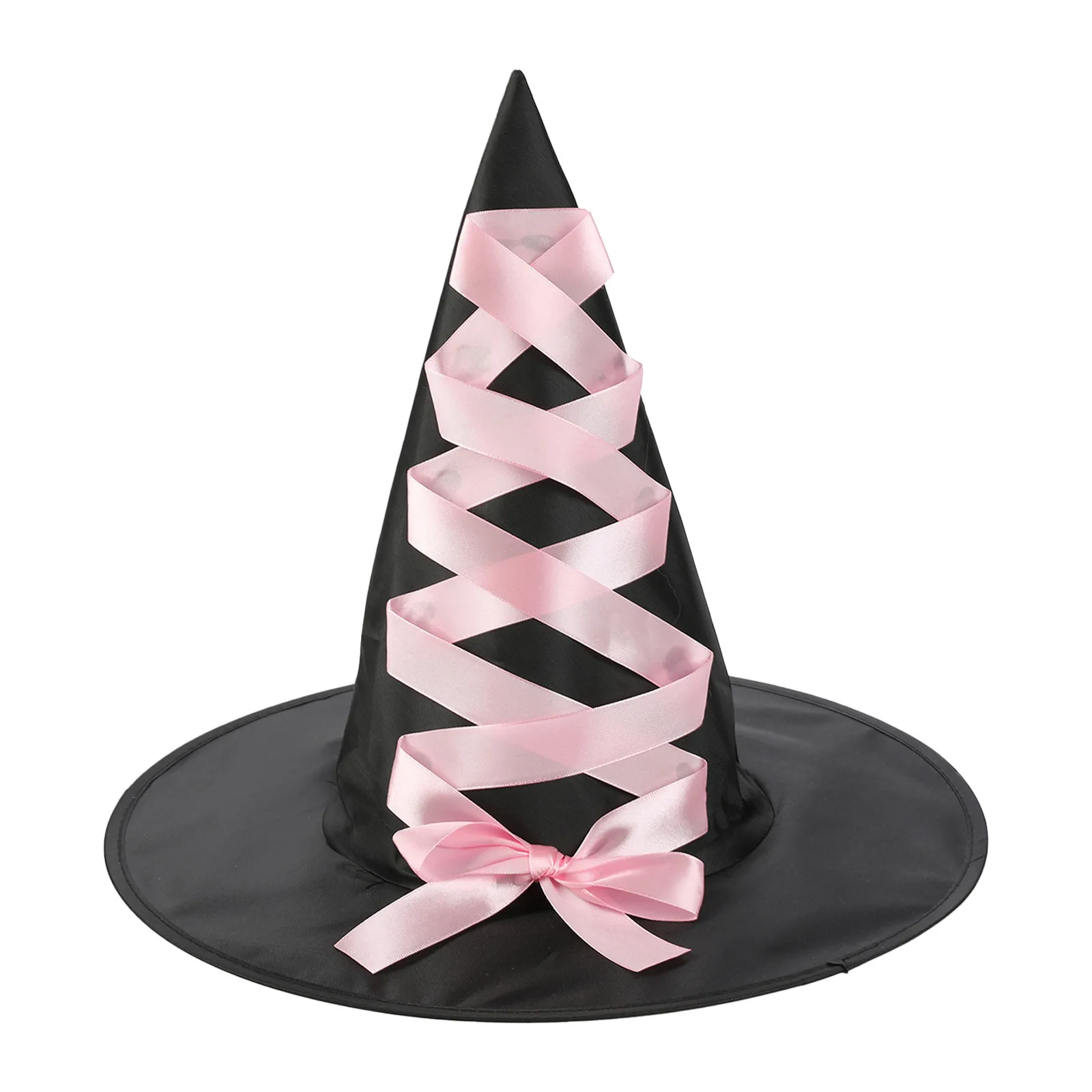 

Детские шапки для Хэллоуина, ведьмы, косплей, черные тканевые оксфордские шапки-волшебники, праздничные вечерние остроконечные шапки-волшебницы шапка детская