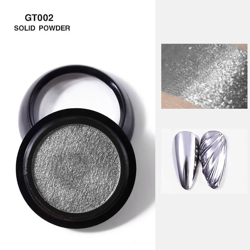 1ジャー ミラー効果パウダー クロム リキッドグリッター マニキュア用 チタンパウダー 付け爪用 ピグメント ネイルアートパウダー ネイルデコレーション